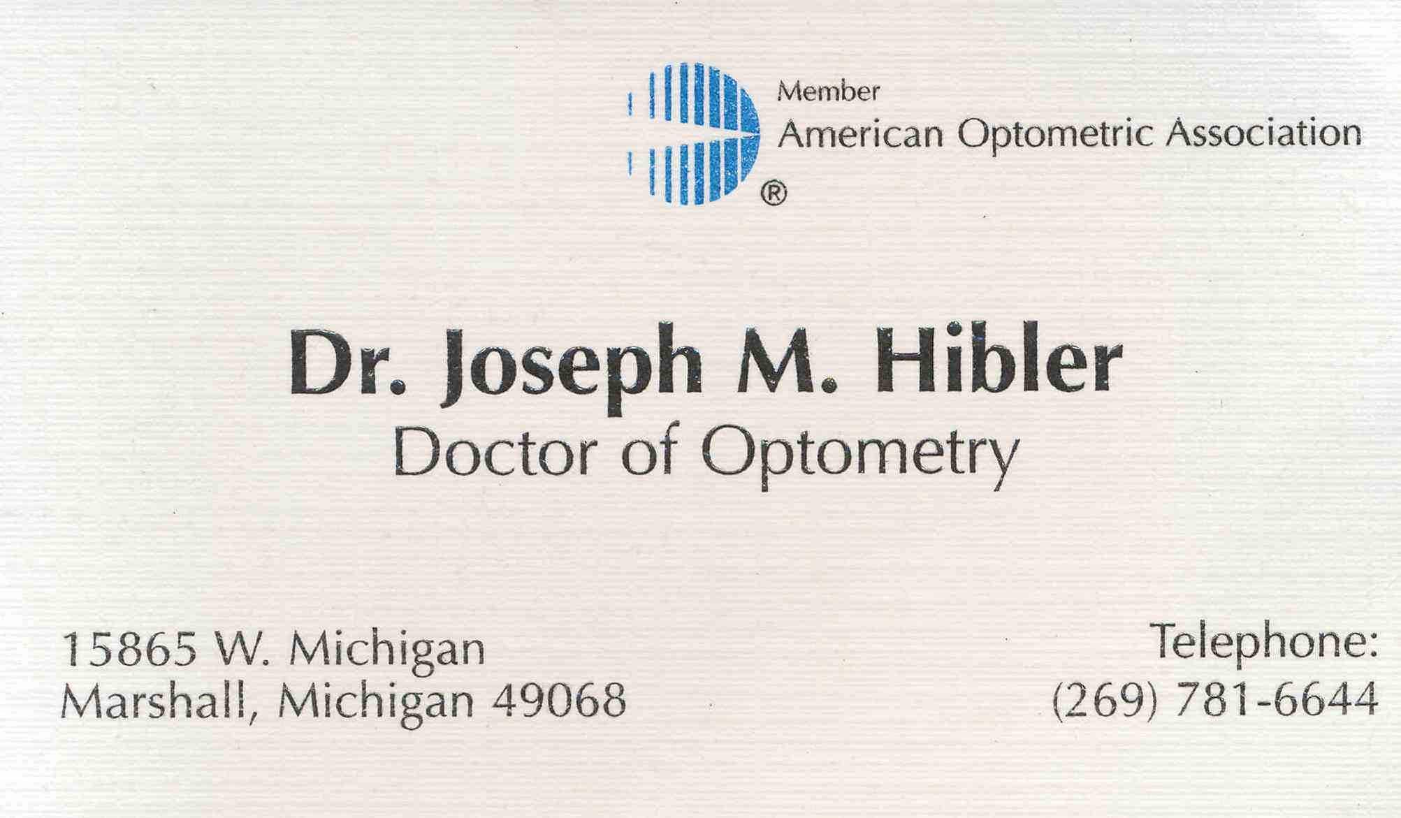 Dr. Joseph Hibler